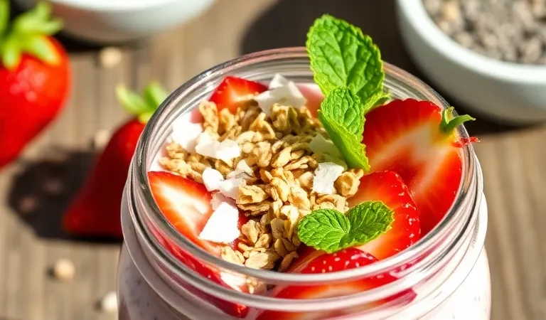 Strawberry Chia Seed Pudding With Almond Milk: A Healthy and Delicious Recipe