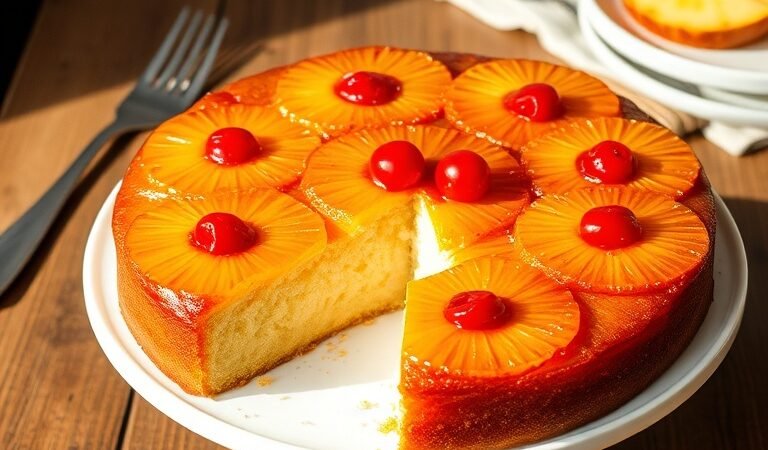 Pineapple Upside Down Cake Recipe: A Classic Dessert with a Tropical Twist