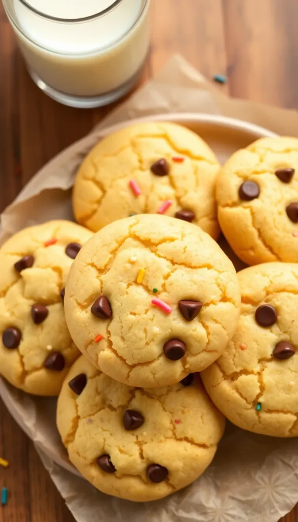 Yellow Cake Mix Cookies