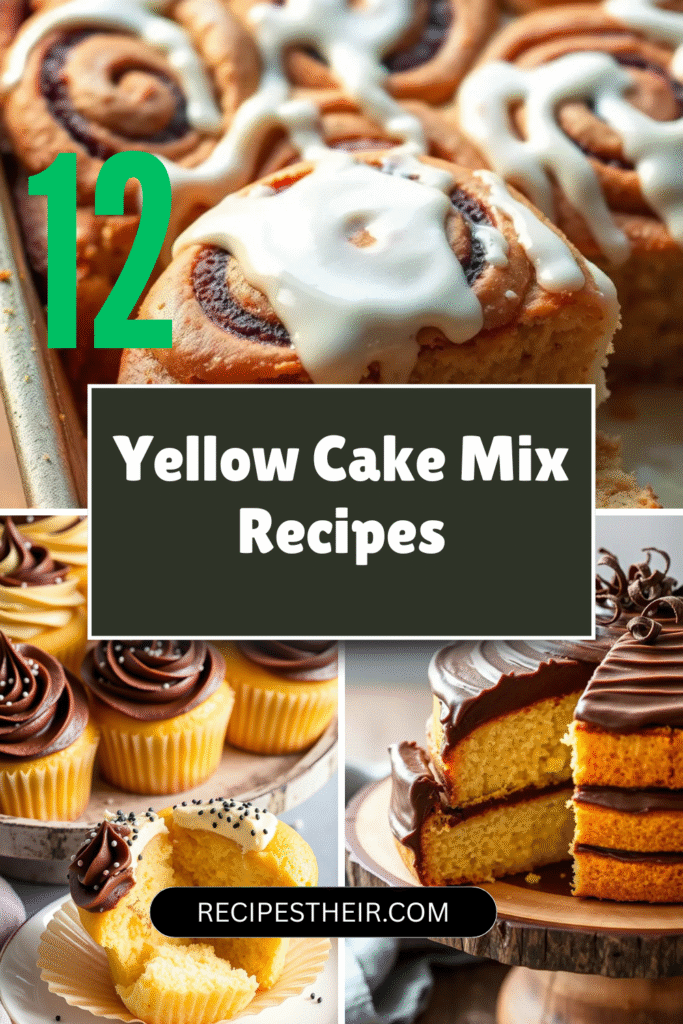 Yellow Cake Mix Recipes