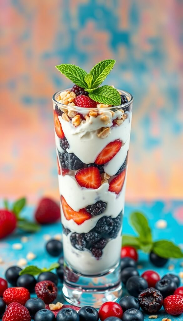 Yogurt Berry Parfait (No Sugar Added)