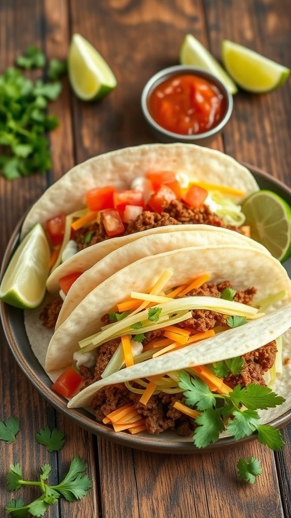 15-Minute Ground Beef Tacos