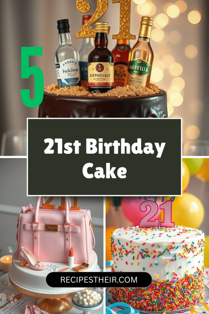21st Birthday Cake