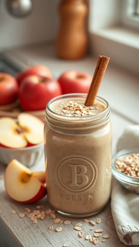 Apple Cinnamon Oat Smoothie