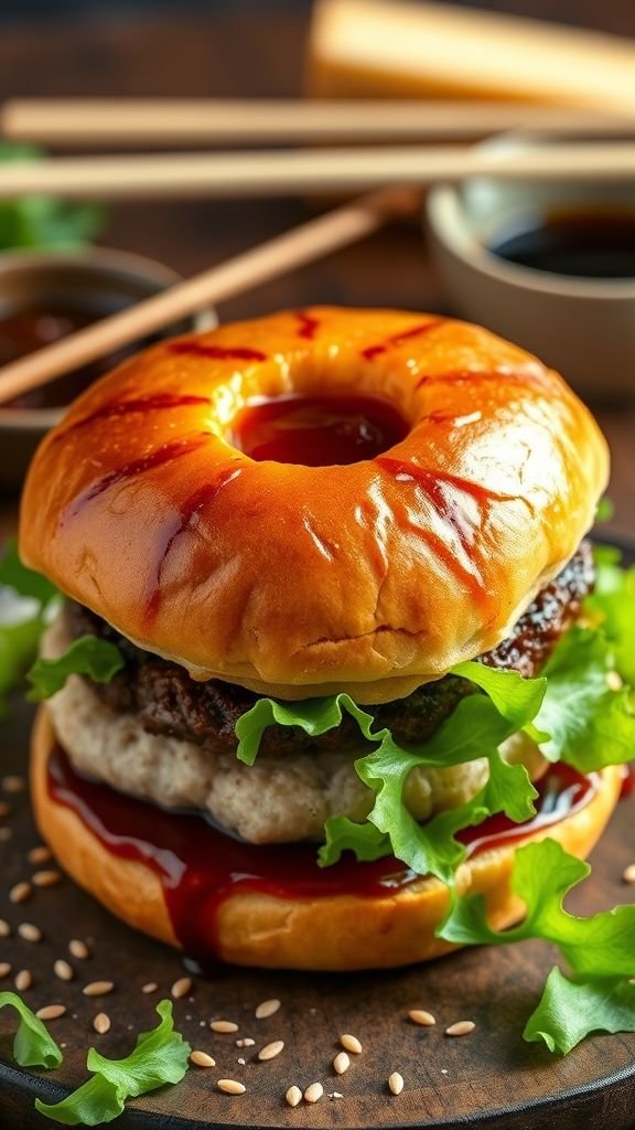 Asian-Inspired Teriyaki Turkey Burger