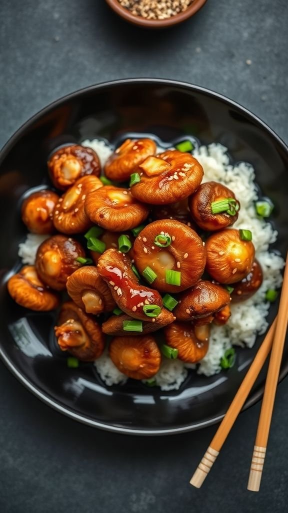 Asian-Style Fried Mushrooms
