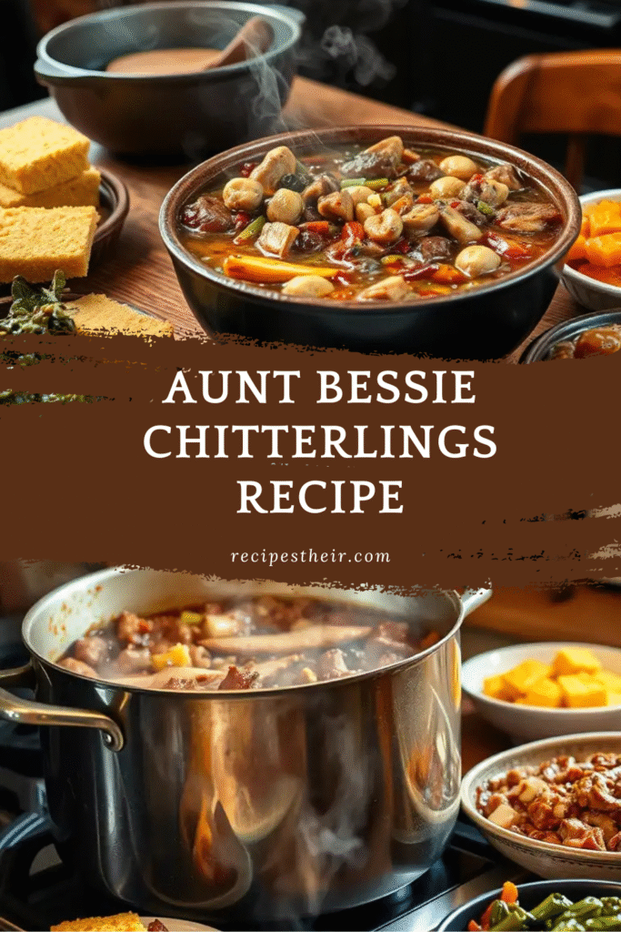 Aunt Bessie Chitterlings Recipe