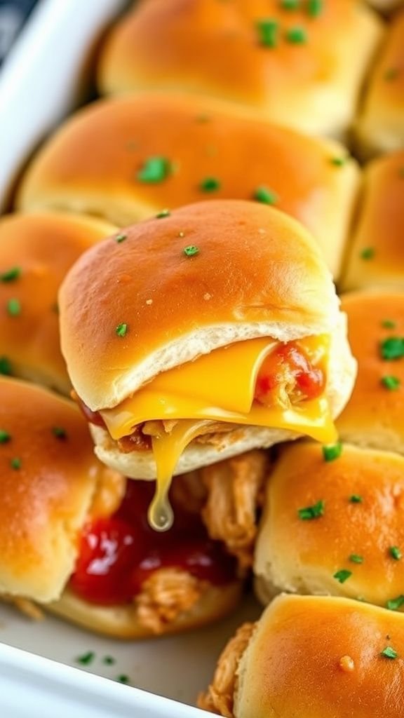 BBQ Chicken Sliders