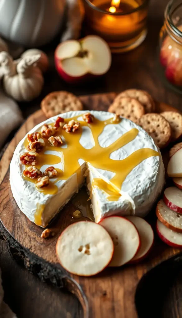 Baked Brie with Honey & Nuts