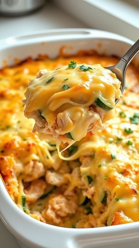 Baked Chicken Zucchini Casserole