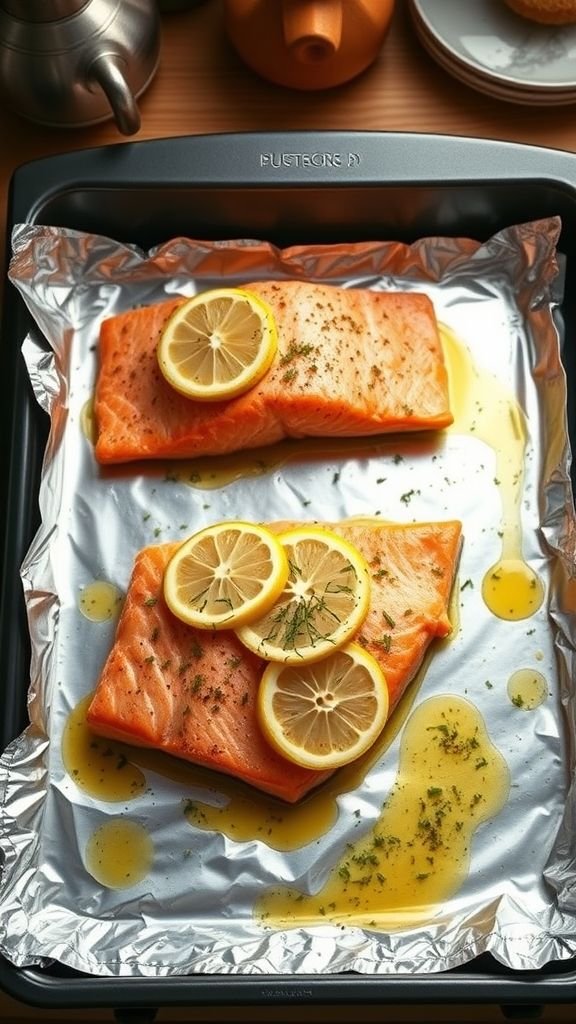 Baked Salmon in a Toaster Oven