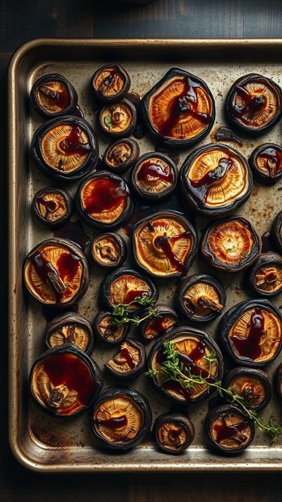 Balsamic Roasted Portobello Mushrooms