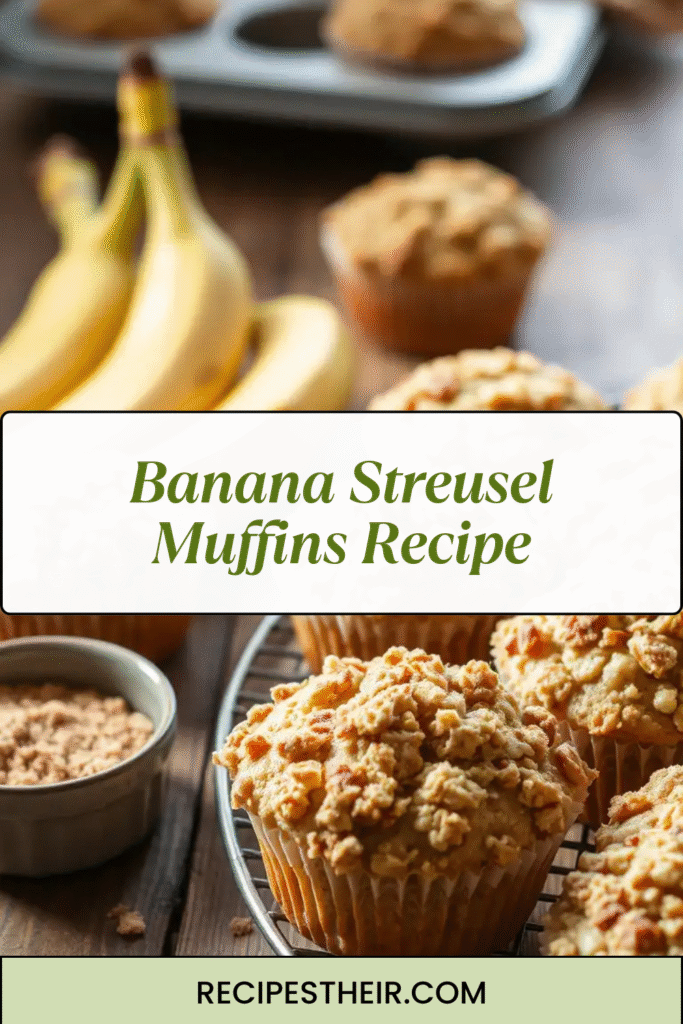 Banana Streusel Muffins Recipe