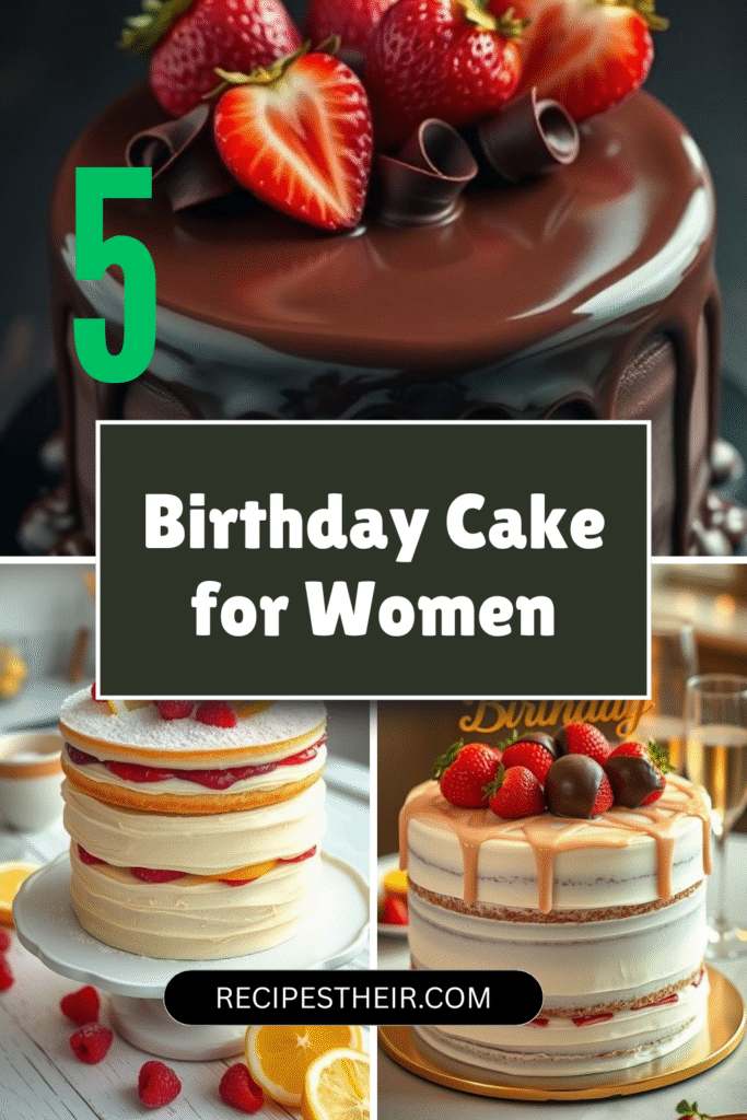 Birthday Cake for Women