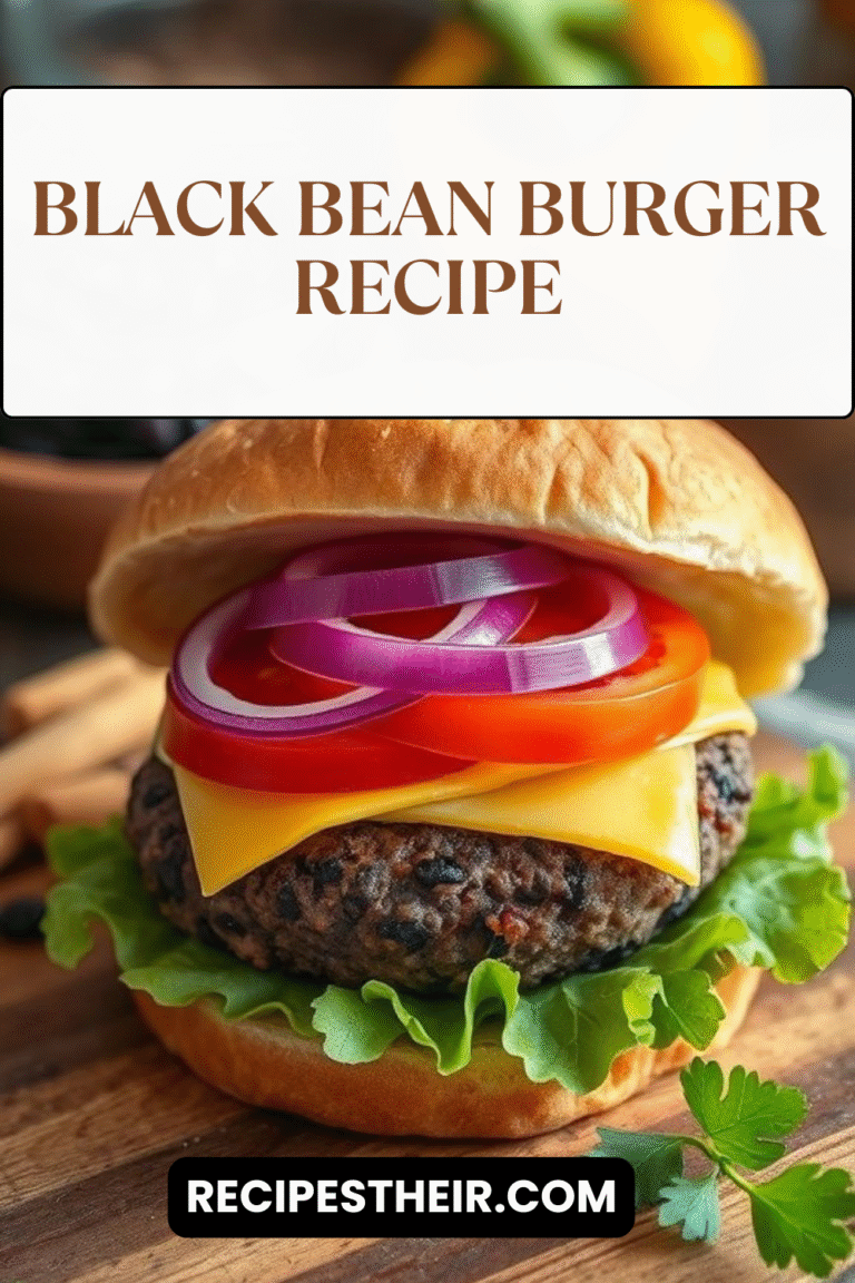 The Best Black Bean Burger Recipe – Flavorful, Healthy, and Easy to ...