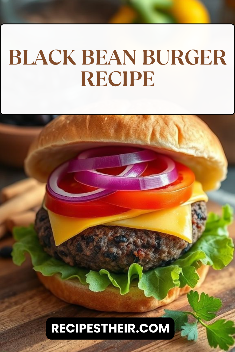 Black Bean Burger Recipe