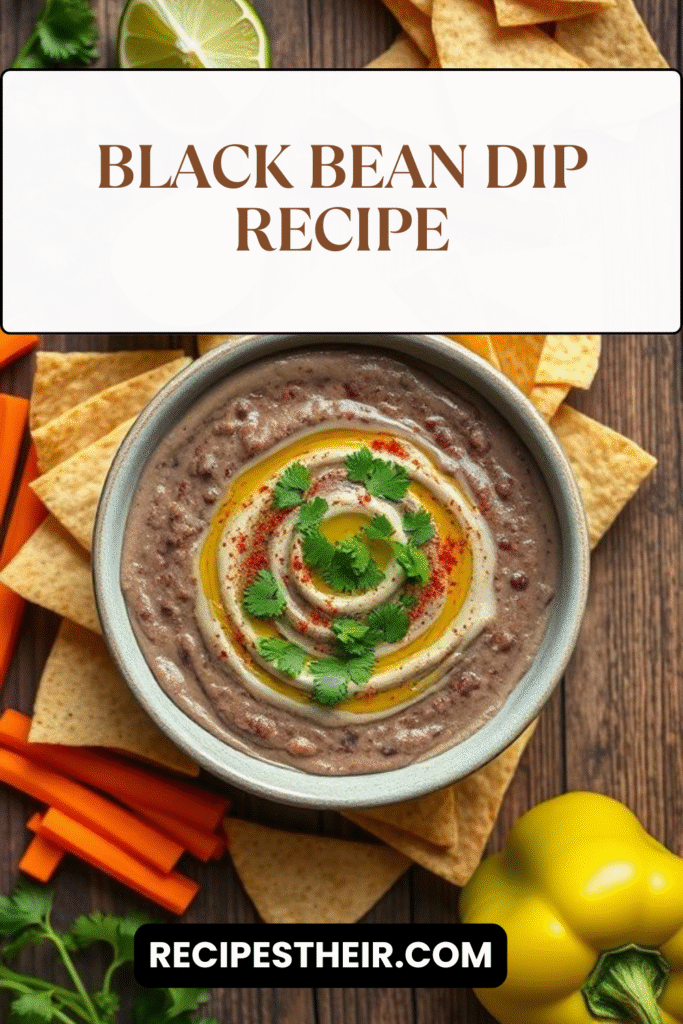 Black Bean Dip Recipe
