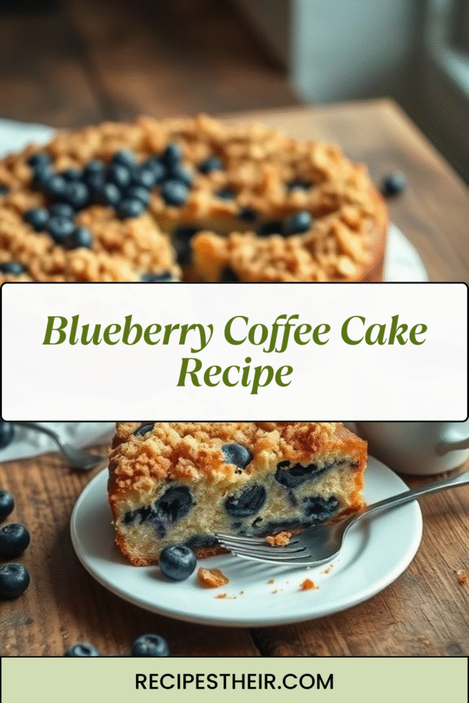 Blueberry Coffee Cake Recipe