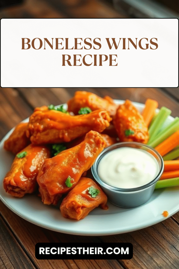 Boneless Wings Recipe