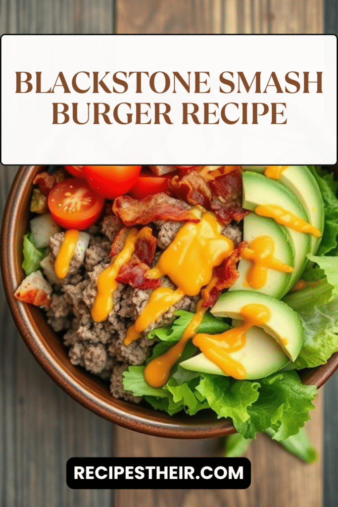 Burger Bowls Recipe