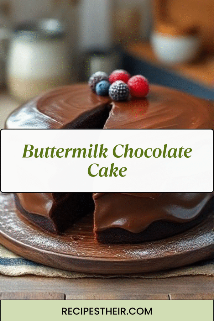 Buttermilk Chocolate Cake