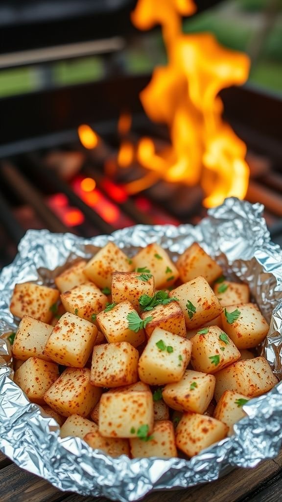 Cajun-Spiced Foil Potatoes