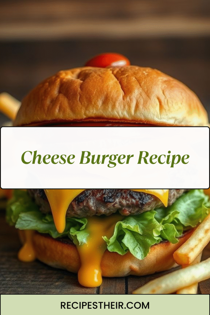 Cheese Burger Recipe