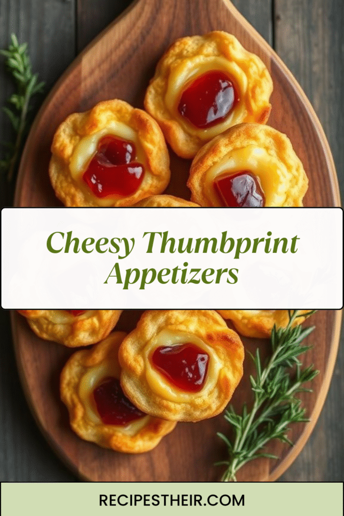 Cheesy Thumbprint Appetizers