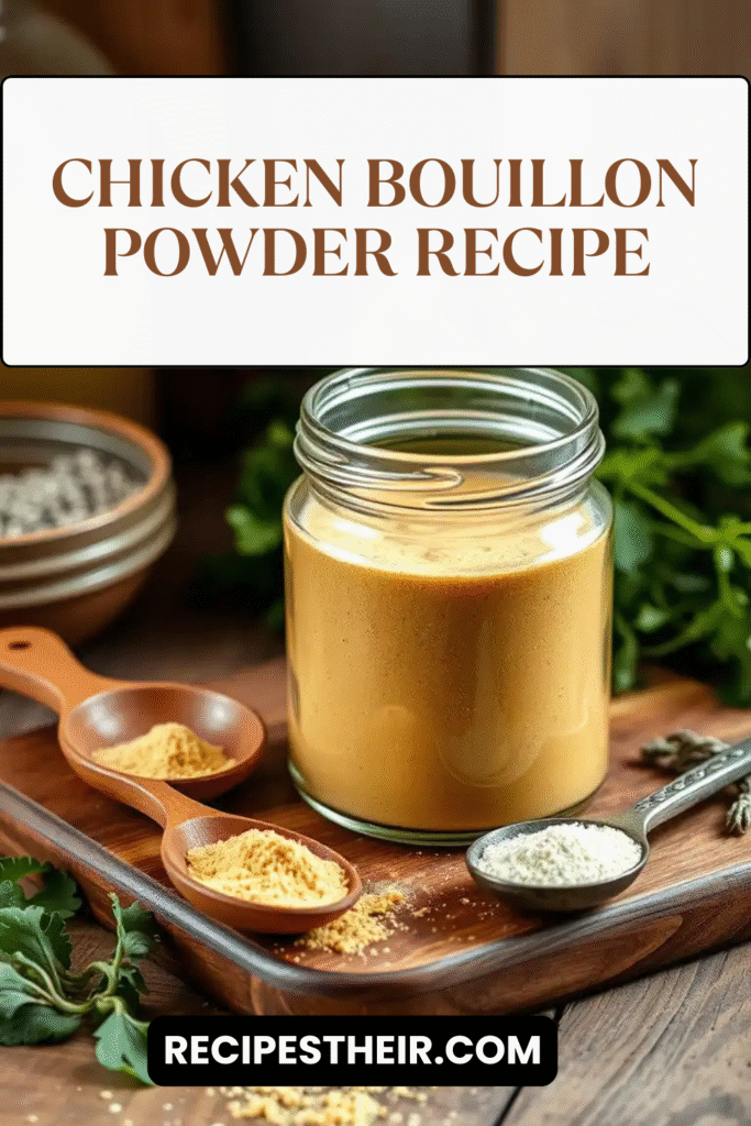 Chicken Bouillon Powder Recipe