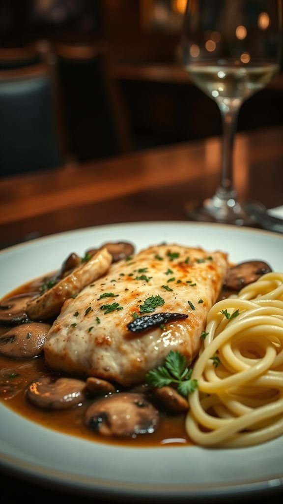 Chicken Marsala with Mushrooms