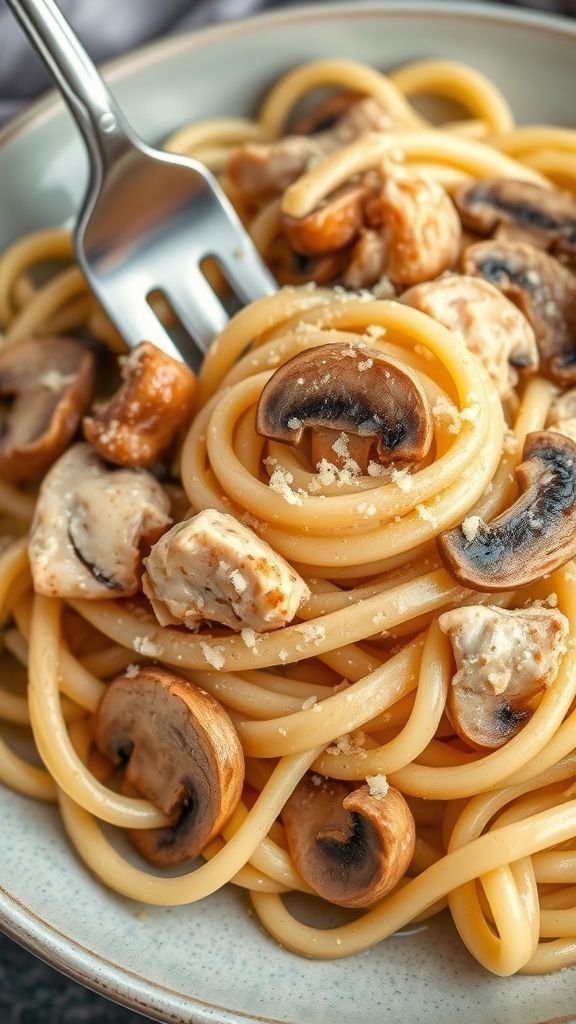 Chicken and Mushroom Pasta