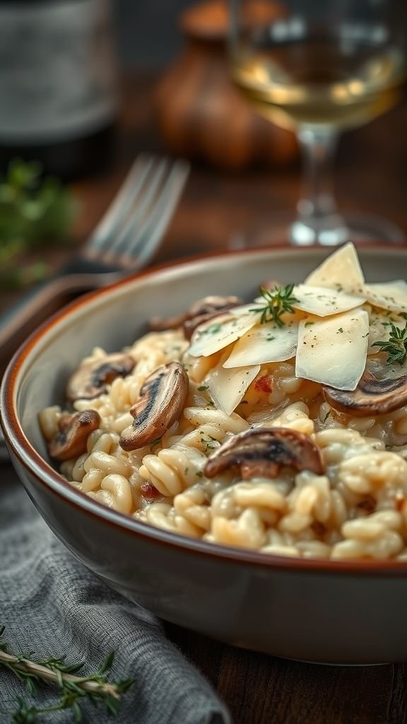 Chicken and Mushroom Risotto
