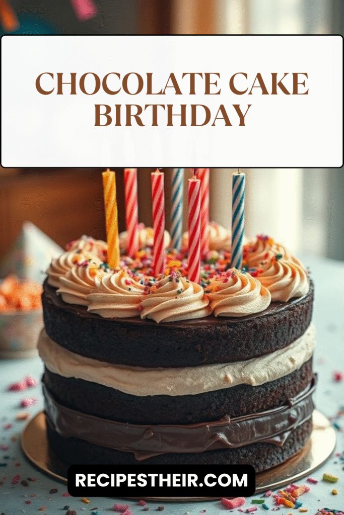 Chocolate Cake Birthday