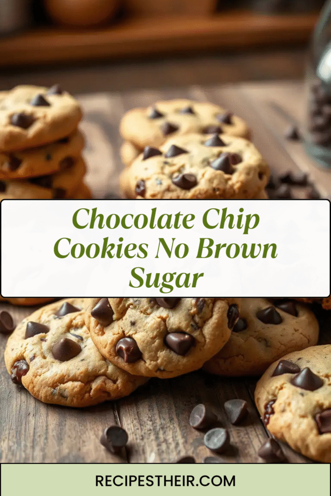 Chocolate Chip Cookies No Brown Sugar