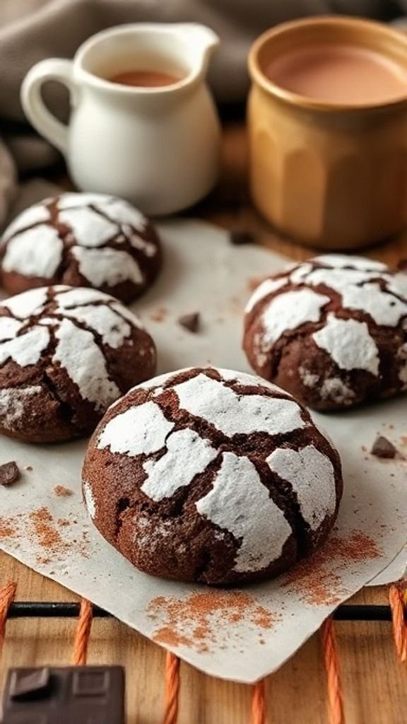 Chocolate Crinkle Cookies