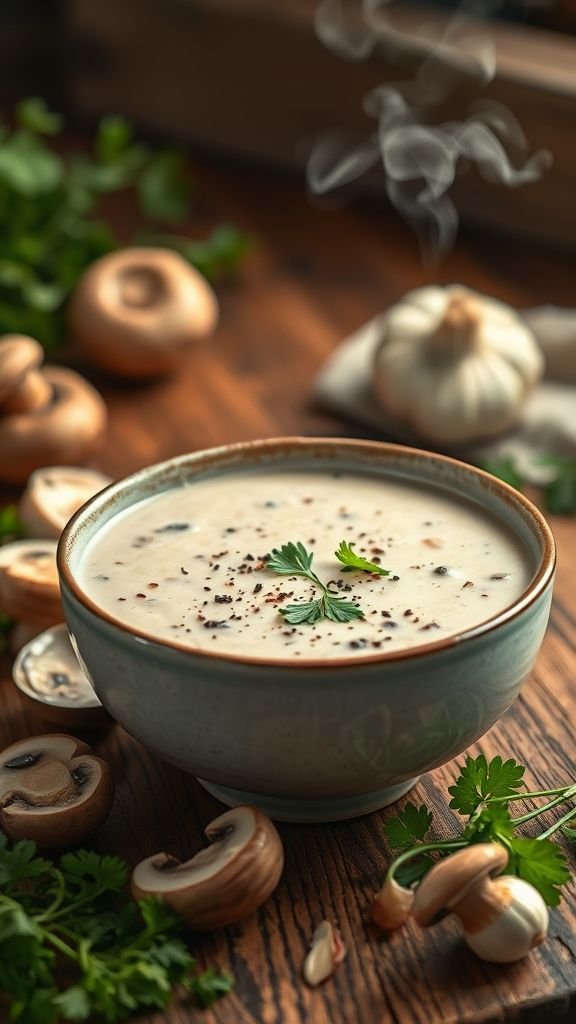 Classic Cream of Mushroom Soup