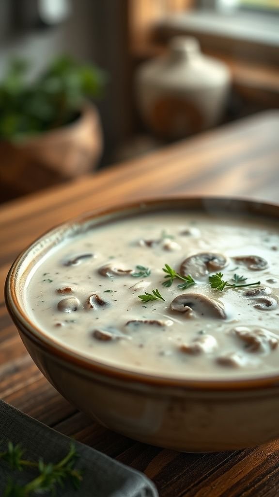 Classic Cream of Mushroom Soup