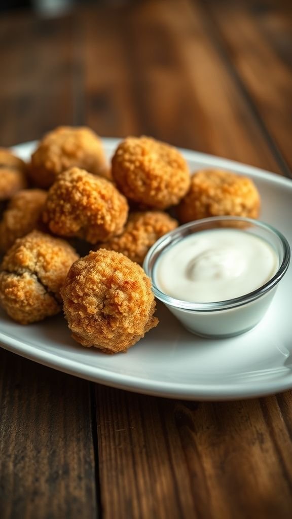 Classic Crispy Fried Mushrooms