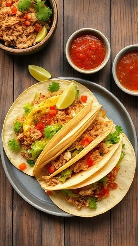Classic Crockpot Chicken Tacos