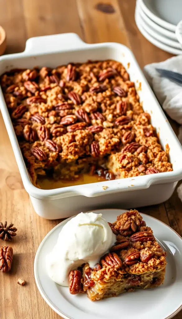 Classic Pecan Pie Dump Cake