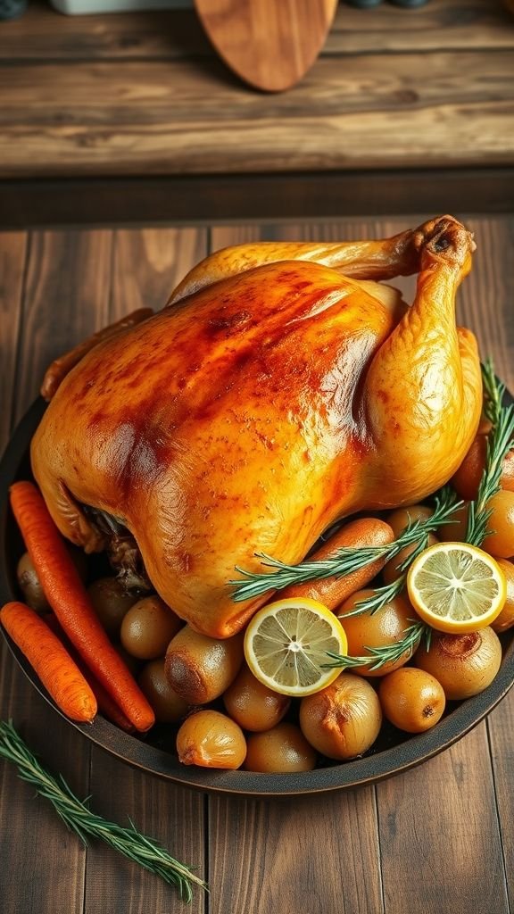 Classic Roast Chicken with Vegetables
