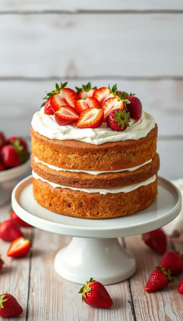 Classic Strawberry Layer Cake