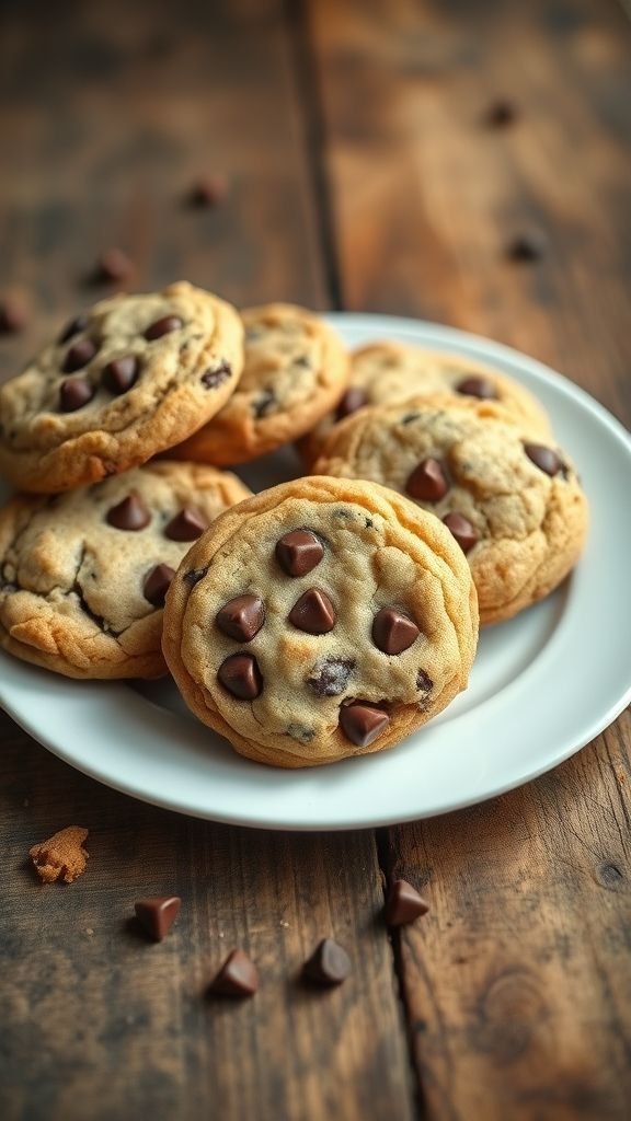 Classic Vegan Chocolate Chip Cookies