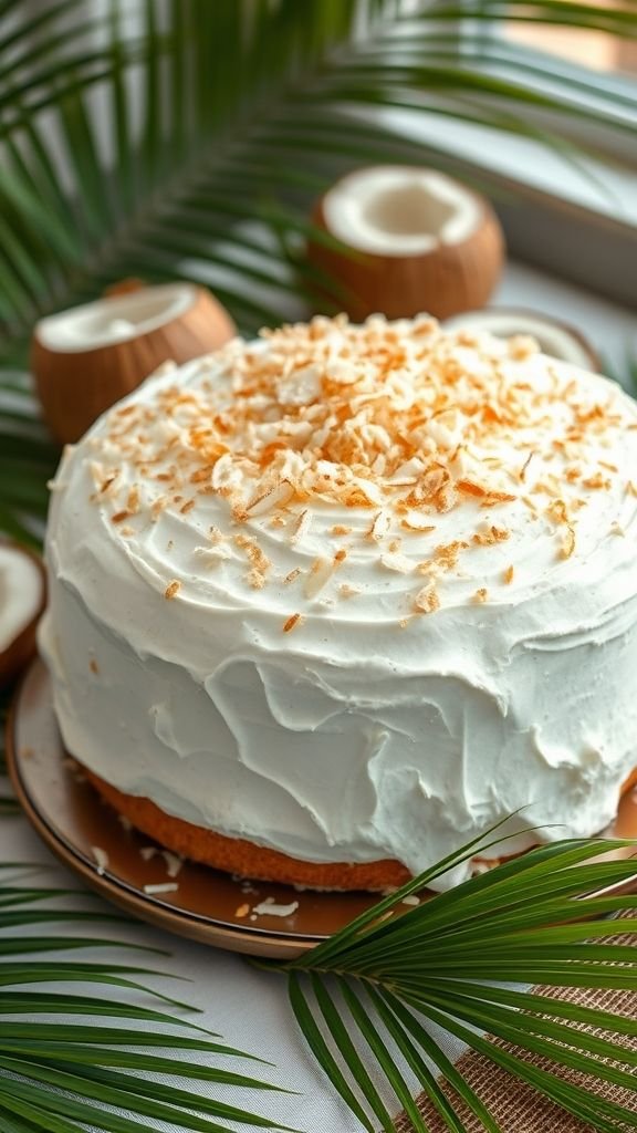 Coconut Angel Food Cake
