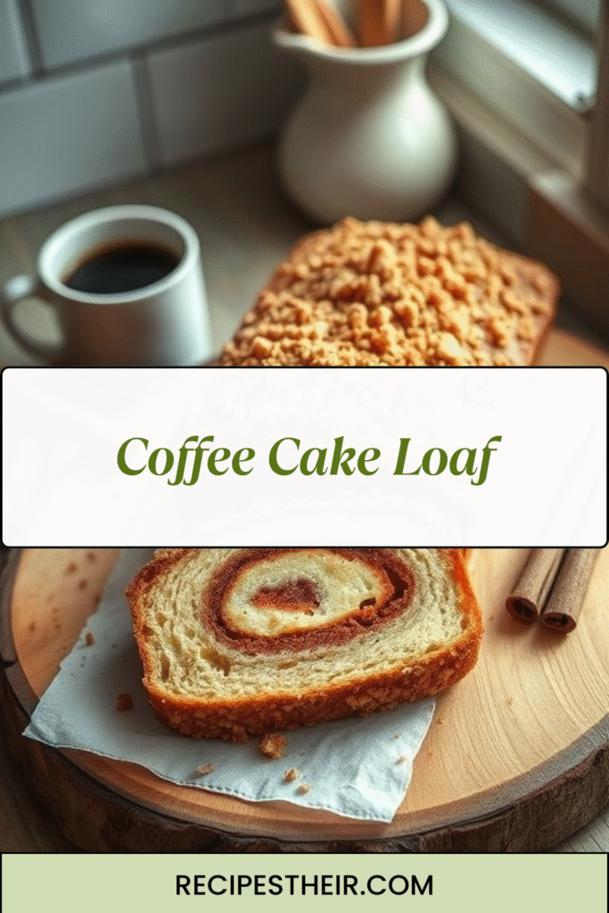 Coffee Cake Loaf