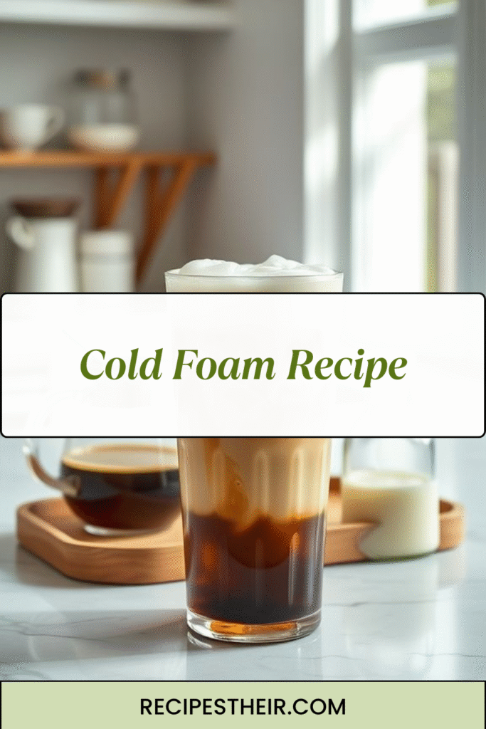 Cold Foam Recipe