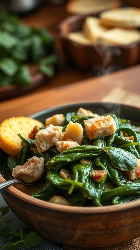 Collard Greens with Smoked Turkey