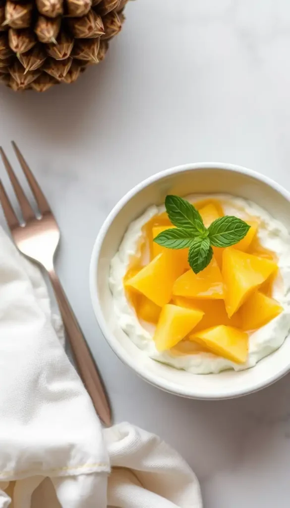 Cottage Cheese with Pineapple