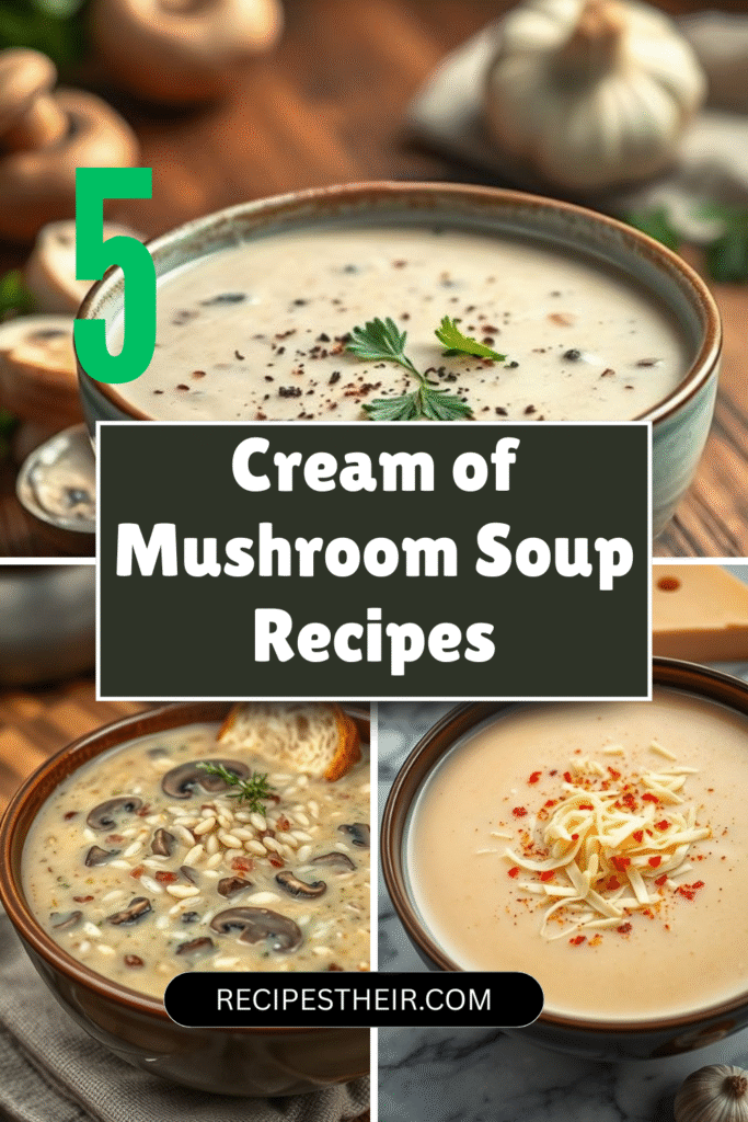Cream of Mushroom Soup Recipes