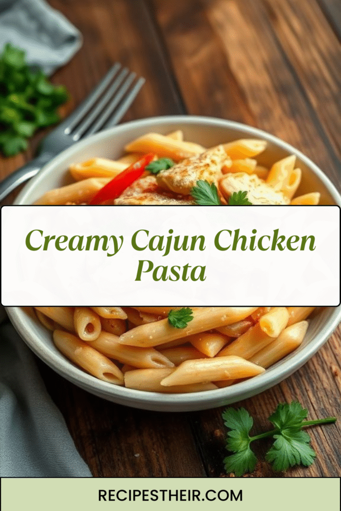 Creamy Cajun Chicken Pasta